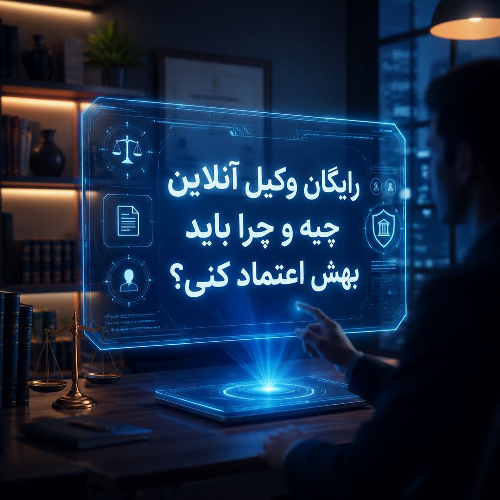 چرا باید رایگان وکیل آنلاین اعتماد کنی و بهت حال بده