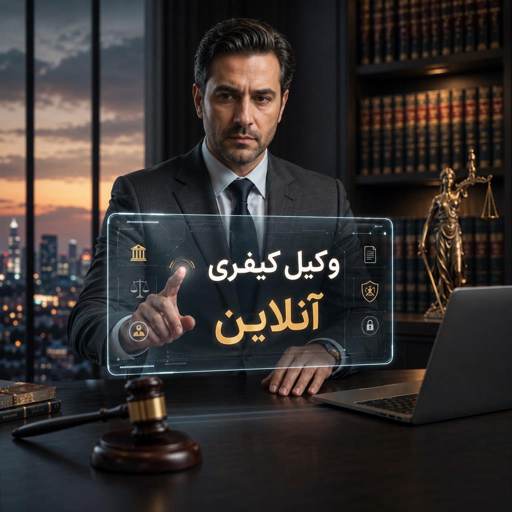 وکیل کیفری را آنلاین و راحت بگیرید اول مشاوره رایگان بعد خدمات وکیل کیفری حضوری بگیرید